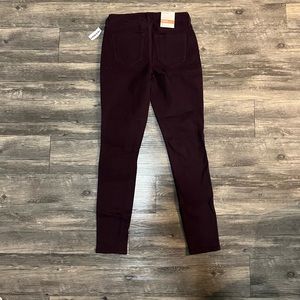 Purple High Rise Skinny Jeans